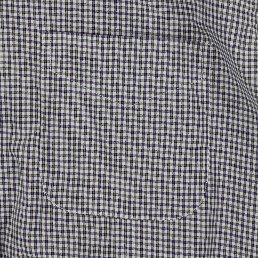 JOS A BANK Traveler's Collection Tailored Fit XL black/grey/white Gingham Button - Picture 6 of 11